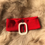 European American Short Necklace Cotton Thread Stretch Collar Women