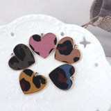 30pcs Alloy/Polyester Heart Charms Jewelry Pendants DIY Earrings/Necklace