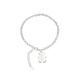 Autumn Bear Bracelet S925 Sterling Silver Ins Cold Wind Hand Jewelry