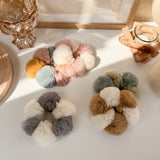Fluffy Rabbit Hair Ball Head Rope - Lovely Ball Hair Circle