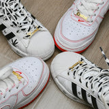 Auxauxme Shoe-buckle Stainless Steel Personalized Shoe Tag for Men Kids