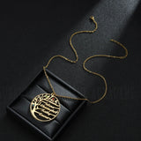 Auxauxme Birthstone Tree of Life Necklace Stainless Steel Family Member Tree