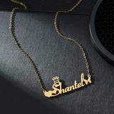 Personalized Stainless Steel Heart Name Necklace Choker