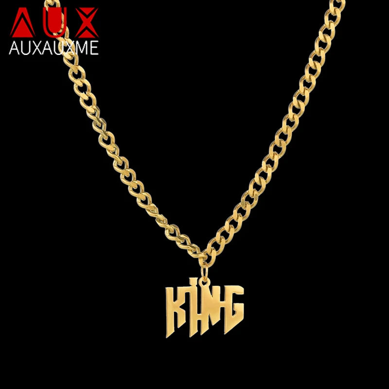 Personalized Name Necklace Stainless Steel 5mm Cuban Chain