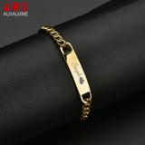 Personalized Stainless Steel Bracelet for Men