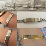 Personalized Stainless Steel Bracelet for Men