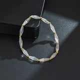 Auxauxme Engraved Name Bar Bracelet for Women