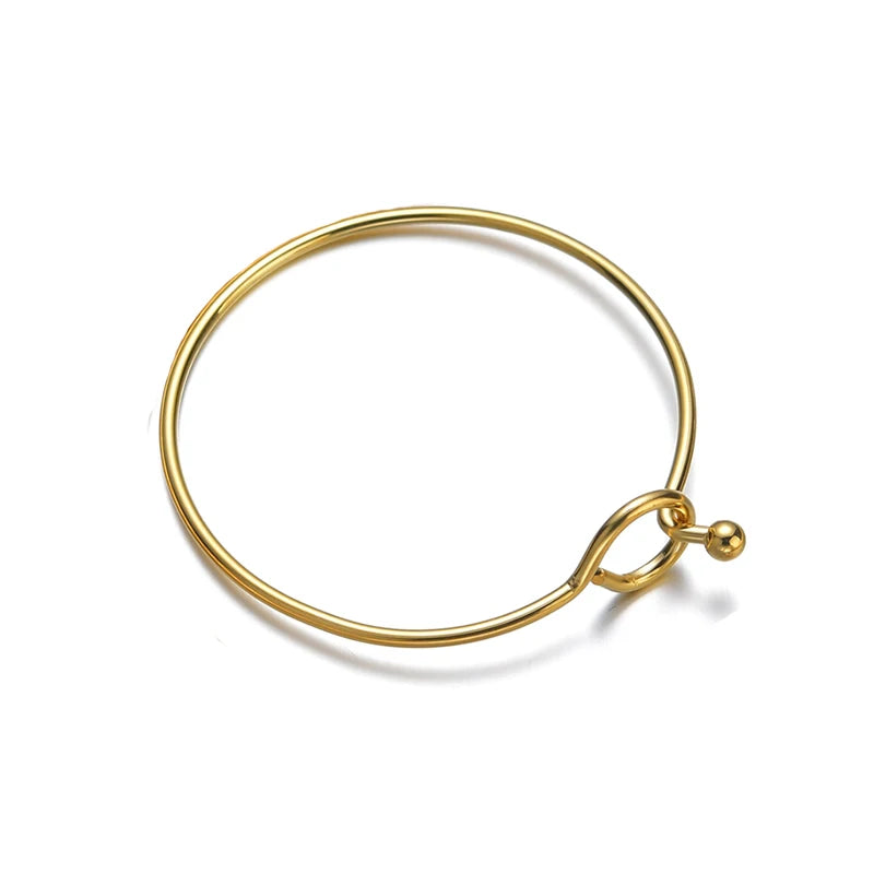 Auxauxme Personalized Heart Name Bangles Engraved Family Women Jewelry