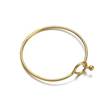 Auxauxme Personalized Heart Name Bangles Engraved Family Women Jewelry