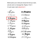 Auxauxme Star Moon Name Pendant Necklace High Jewelry