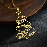 Auxauxme Personalized Tree Name Necklace Family Jewelry
