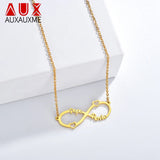 Personalized Infinity Pendant Necklace Jewelry Gift