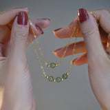 Green Strawberry Crystal Braid Bracelet for Women ASL53