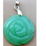 Aventurine Carnelian Tiger Eye Crystal Flower Rose Pendant Bead