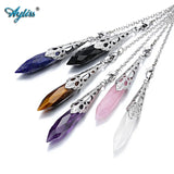 Gemstone Hexagonal Pendant Dowsing Pendulum