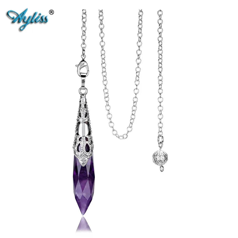 Gemstone Hexagonal Pendant Dowsing Pendulum