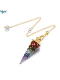 Reiki Crystal Dowsing Pendulum Scrying Divination Gemstone Pendant