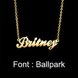 Personalized Stainless Steel Name Necklace Anniversary Gift
