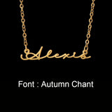 Personalized Stainless Steel Name Necklace Anniversary Gift