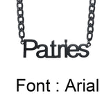 Custom Stainless Steel Necklace Personalized Nameplate Jewelry