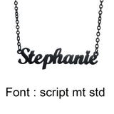 Custom Stainless Steel Necklace Personalized Nameplate Jewelry