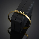 Personalized Nameplate Bracelet Stainless Steel Cuff
