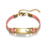 Engrave Kid's Name Id Bar Bracelet Stainless Steel