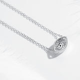 925 Silver Luck Evil Eye Choker Necklace