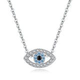 925 Silver Luck Evil Eye Choker Necklace