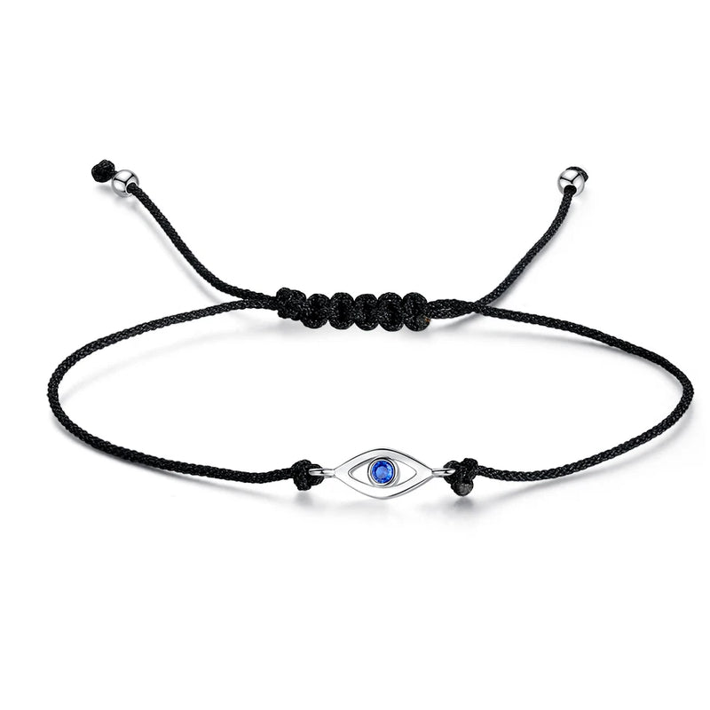 Evil Eye Bracelet 925 Silver CZ Turkey Men Women Jewelry