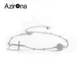 Evil Eye Bracelet Silver Cross Lucky Eye Bracelet for Women