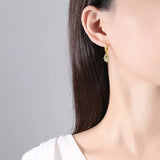 925 Silver Evil Eye Hamsa Hand Hoop Earrings