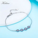 Evil Eye Bracelet 925 Silver CZ Fine Turkey Jewelry