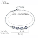 Evil Eye Bracelet 925 Silver CZ Fine Turkey Jewelry