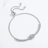 Evil Eye 925 Sterling Silver Tennis Bracelet Women Men Jewelry