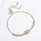 Evil Eye 925 Sterling Silver Tennis Bracelet Women Men Jewelry