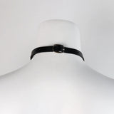 Punk Rock Choker Necklace Statement Harajuku PU Leather Collar Gothic