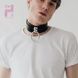Punk Harajuku Collar Choker Necklace O-ring Goth Bracelet