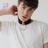 Punk Harajuku Collar Choker Necklace O-ring Goth Bracelet