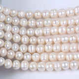 10-11mm Potato Freshwater Pearl Strands DIY Beads Natural Pearl Necklace