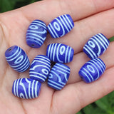 3pcs Ancient Tibet Dzi Agate Beads, Lucky Symbol, DIY Jewelry Making