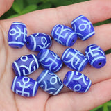 3pcs Ancient Tibet Dzi Agate Beads, Lucky Symbol, DIY Jewelry Making
