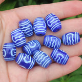 3pcs Ancient Tibet Dzi Agate Beads, Lucky Symbol, DIY Jewelry Making