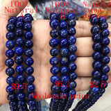 Natural Lapis Lazuli Beads 6MM 8MM 10MM B Style