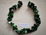 Natural Green Coral Fan Gems Loose Beads 15'' Strands