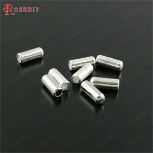 50 PCS 9.4x2.8mm 10x4mm Plated Brass + Rubber Hat Pin Brooch Stopper