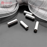 50 PCS 9.4x2.8mm 10x4mm Plated Brass + Rubber Hat Pin Brooch Stopper