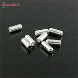 50 PCS 9.4x2.8mm 10x4mm Plated Brass + Rubber Hat Pin Brooch Stopper