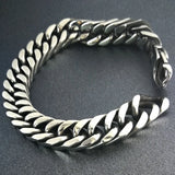 B107BAS Stainless Steel Bracelet Bangle Men's Boys