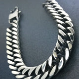 B107BAS Stainless Steel Bracelet Bangle Men's Boys
